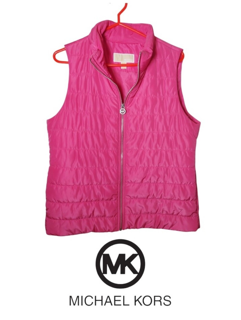 Michael Kors Pink Quilted Vest